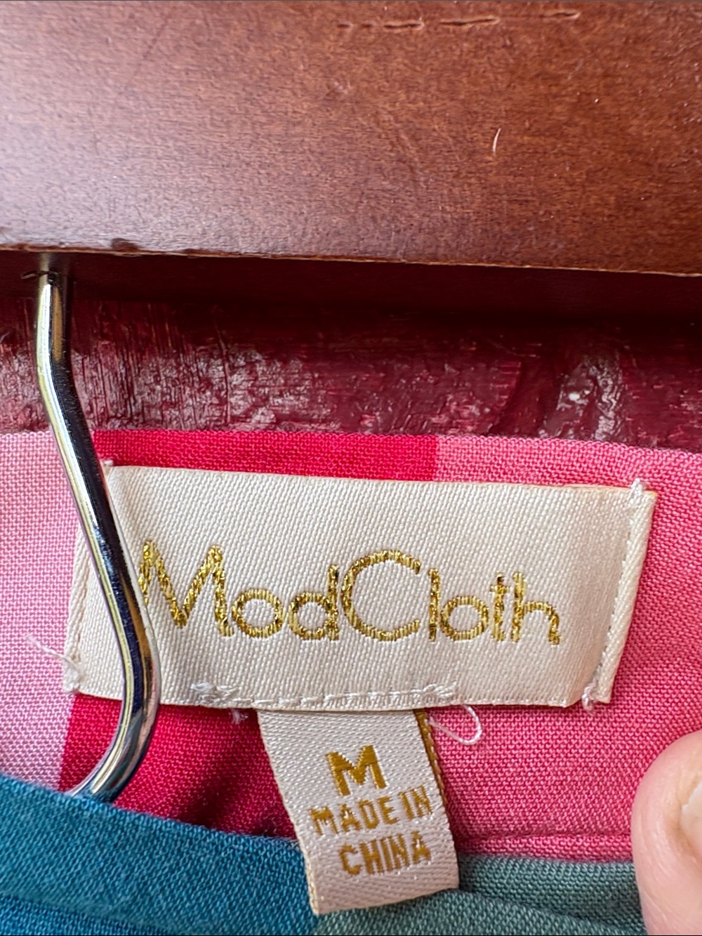 Modcloth Multicolor Chevron A-Line Skirt - Picture 2 of 10